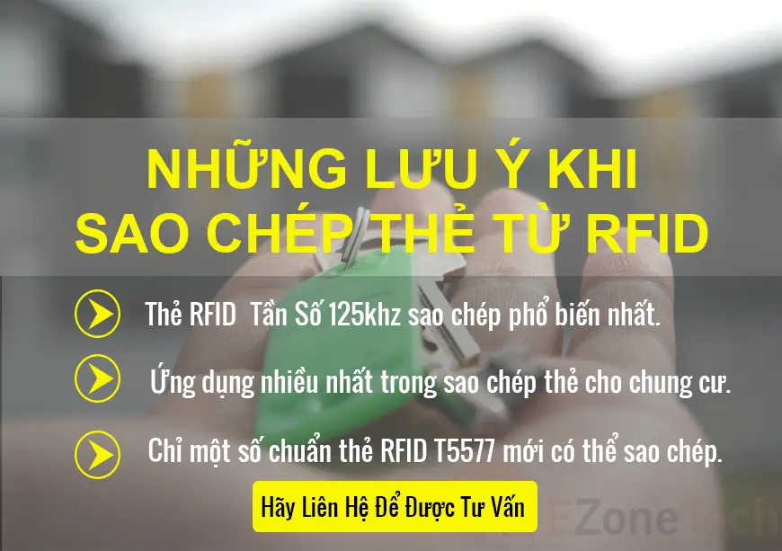 lưu ý khi sao chép thẻ từ